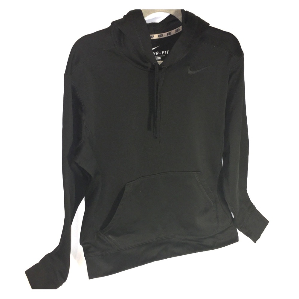 Black Nike Hoodie with embroidered logo